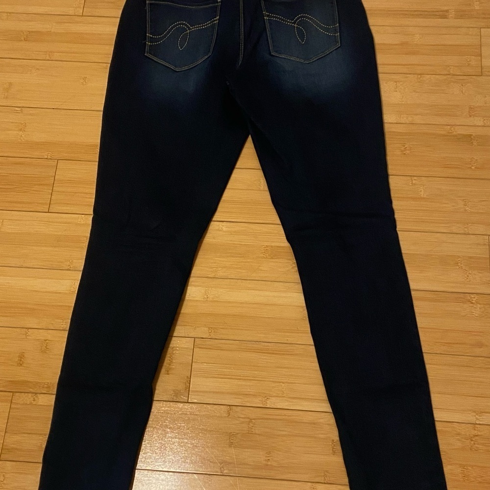 Deep Blue Stretch Denim Jeans by Royalty | Women’s Size 6 - Picture 2 of 7